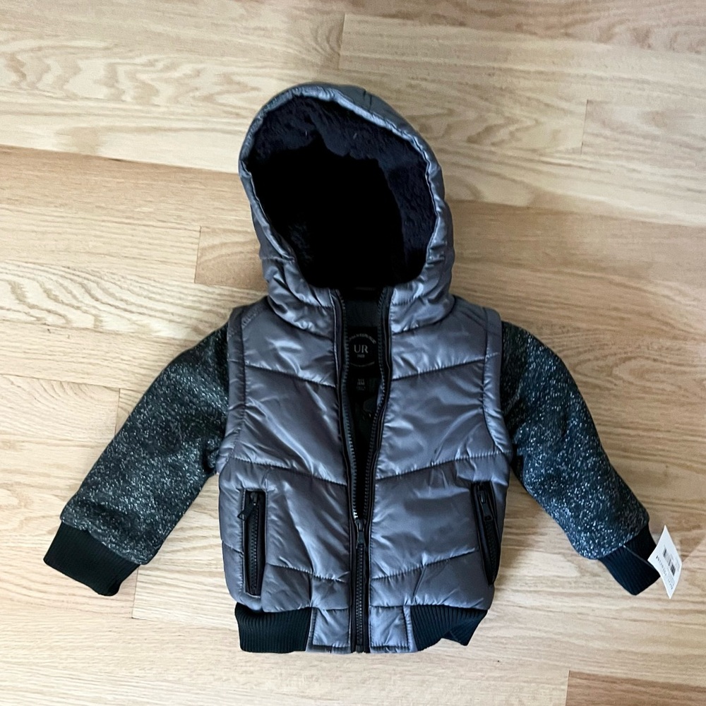 ⭐️Host Pick⭐️ NWT Urban Republic Space Dye Mixed Media Toddler Jacket